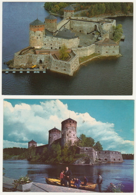 Savonlinna Olavinlinna 2 korttia 1974-83