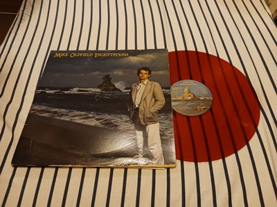 Mike Oldfield – Incantations lp orig 1978 Finland red vinyl