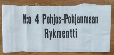 POHJOIS-POHJANMAAN RYKMENTTI käsivarsinauha