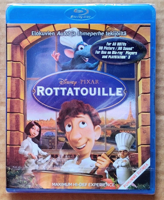 Disney • Pixar: ROTTATOUILLE – UUSI Suomalainen Blu-ray 2007