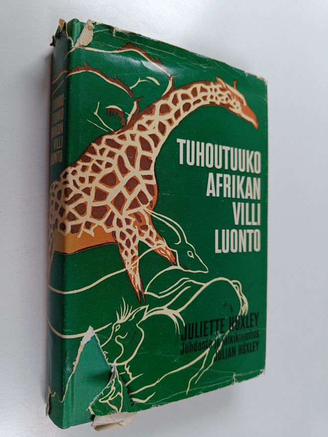 Juliette Huxley : Tuhoutuuko Afrikan villi luonto