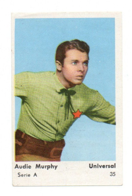 Purkkakuva Hellas Serie A n:o 35 AUDIE MURPHY Purukumikuva