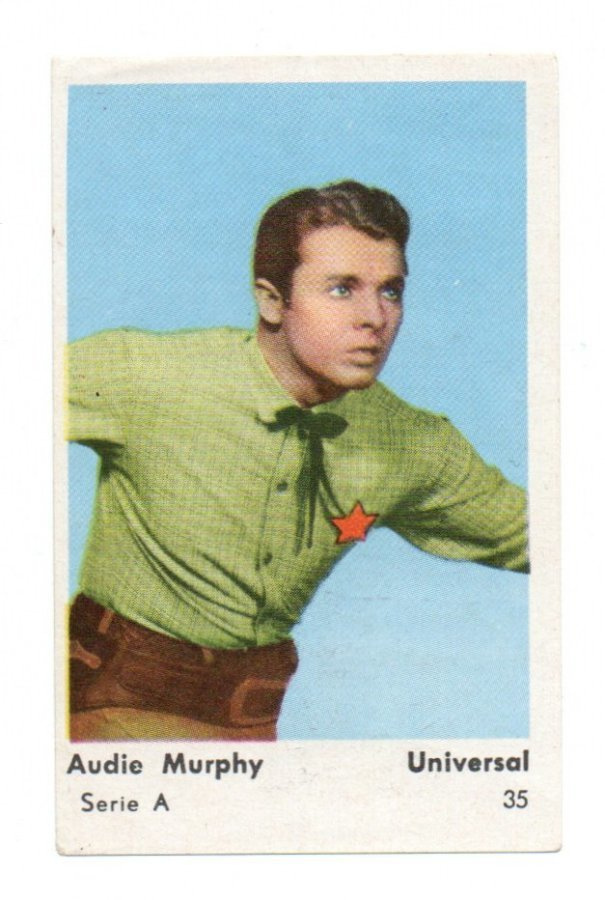 Purkkakuva Hellas Serie A n:o 35 AUDIE MURPHY Purukumikuva