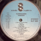 HURRIGANES ~ Hanger ~ LP 1. painos Scandia - pikkukuva 3