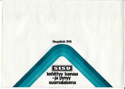 Sisupäivät 1976 – A5 kirjekuori (Sisu kuorma-auto)