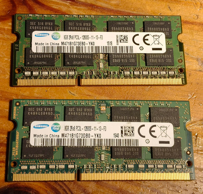 16GB DDR3 sodimm (2x 8gb)