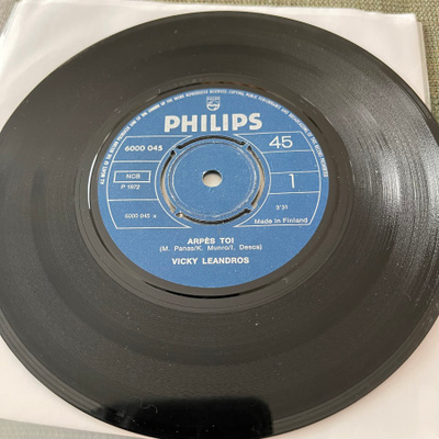 VICKY LEANDROS: Apres toi *La poupee, prince…. * FIN 1972