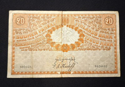 20 Markkaa 1909