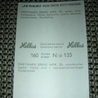 Hellas jääkiekkokortti 1965 HIFK Erkki Partanen - pikkukuva 2