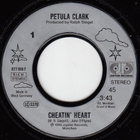PETULA CLARK  ::  CHEATIN' HEART  ::  VINYYLI  7"     1990 - pikkukuva 2