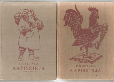 Setälä E. N.:Veikon ja siskon aapiskirja1-2,koulup,Otava1930