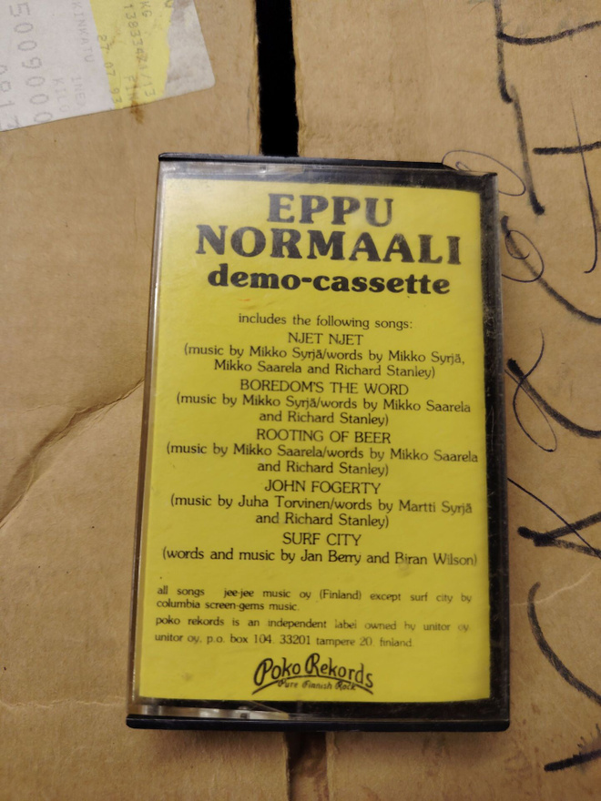Eppu normaali demo kasetti