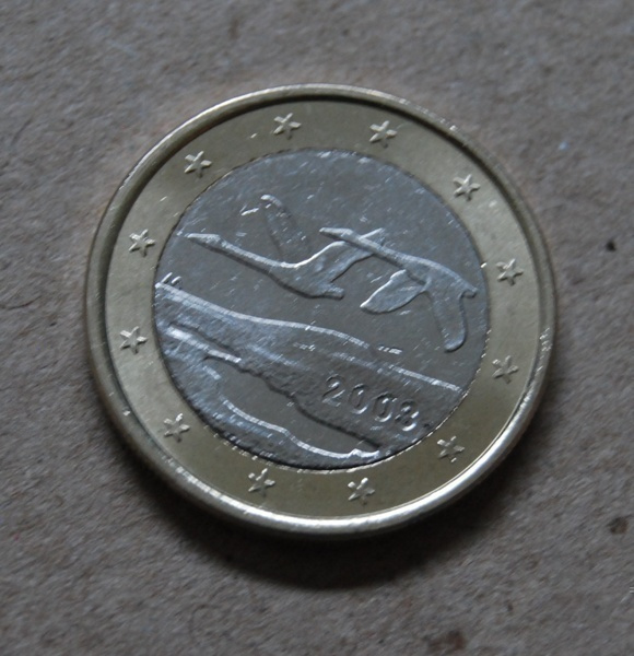 ***Suomi 1 Euro 2003 kierrosta, hyvä***