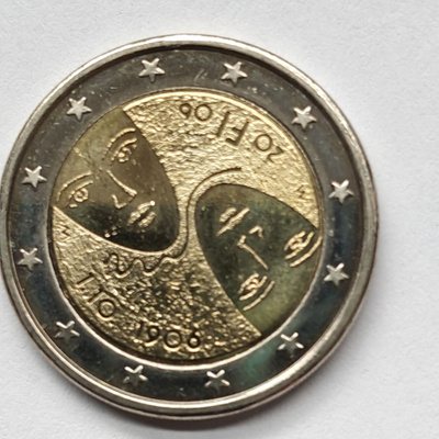 2 € Äänioikeuden 100- vuotisjuhlat
