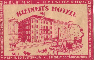 Helsinki, Kleineh`s Hotell   b491
