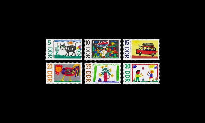 DDR 1280-5 ** Lasten piirustuksia (1967)