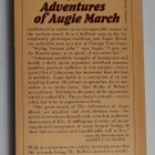 Saul Bellow - The Adventures of Augie March - pikkukuva 3