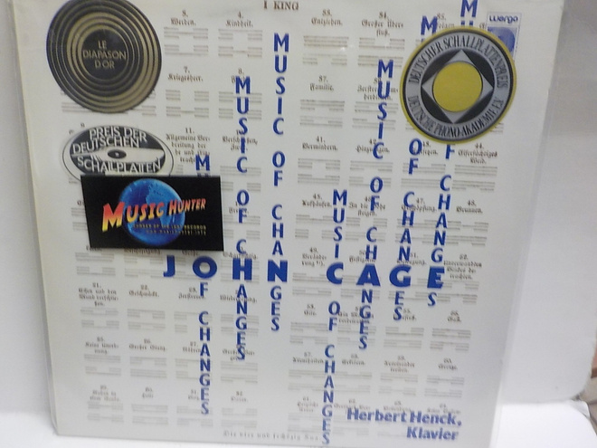 JOHN CAGE, HERBERT HENCK -  MUSIC OF CHANGES M-/M- LP