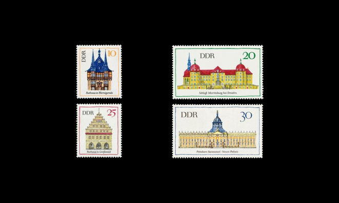 DDR 1379-82 ** Merkittäviä rakennuksia (1968)