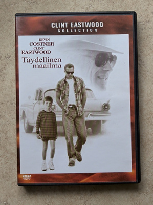 Täydellinen maailma, DVD. Clint Eastwood, Kevin Costner