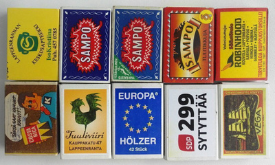 TULITIKKURASIOITA 10 kpl erilaisia