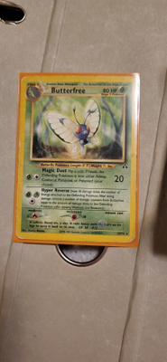 Butterfree #19 Pokemon Neo Revelation RARE card