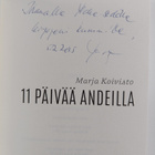 Marja Koivisto : 11 päivää Andeilla (signeerattu, tekijän... - pikkukuva 3