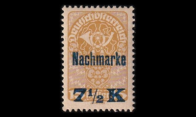 Itävalta P_102 ** Porto 7½ / 15 H Nachmarke (1921)
