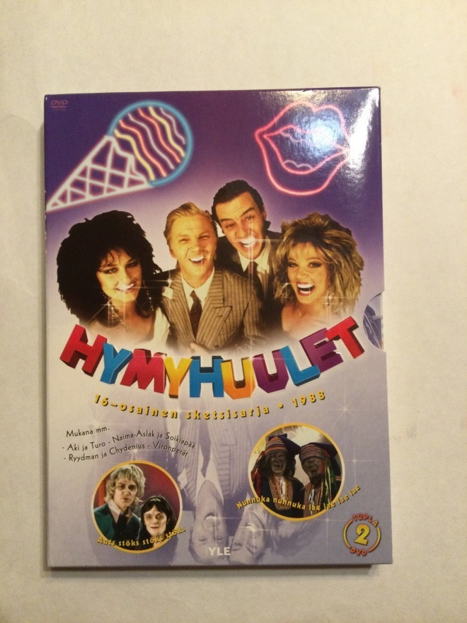 2 DVD Hymyhuulet (16 osainen sketsisarja)