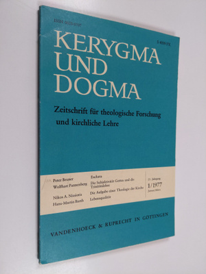 Kerygma und dogma 1/1977