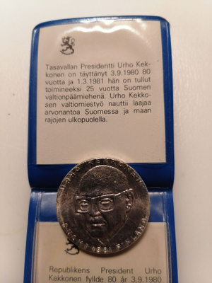 50 markan hopeinen juhlaraha