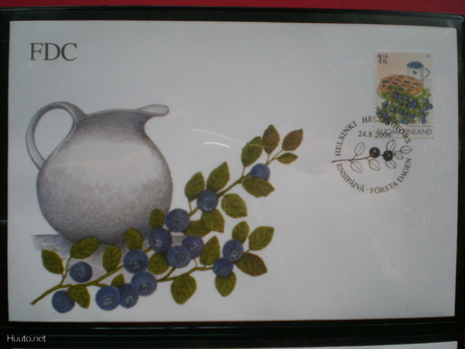 FDC Mustikka 1. luokka 24.8.2006 - LaPe 1802