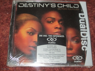 DESTINY'S CHILD - DESTINY FULFILLED - CD+DVD DualDisc - UUSI