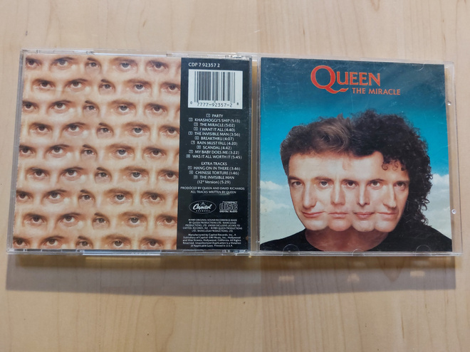 QUEEN – MIRACLE orig. US 1989 CD   CDP 7923572