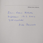 Niilo Rauhala : Kirkas lumi, jäljetön : runoja (signeerat... - pikkukuva 3
