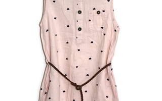 H&M - SYDÄN TUNIKA/MEKKO VYÖLLÄ - koko 116