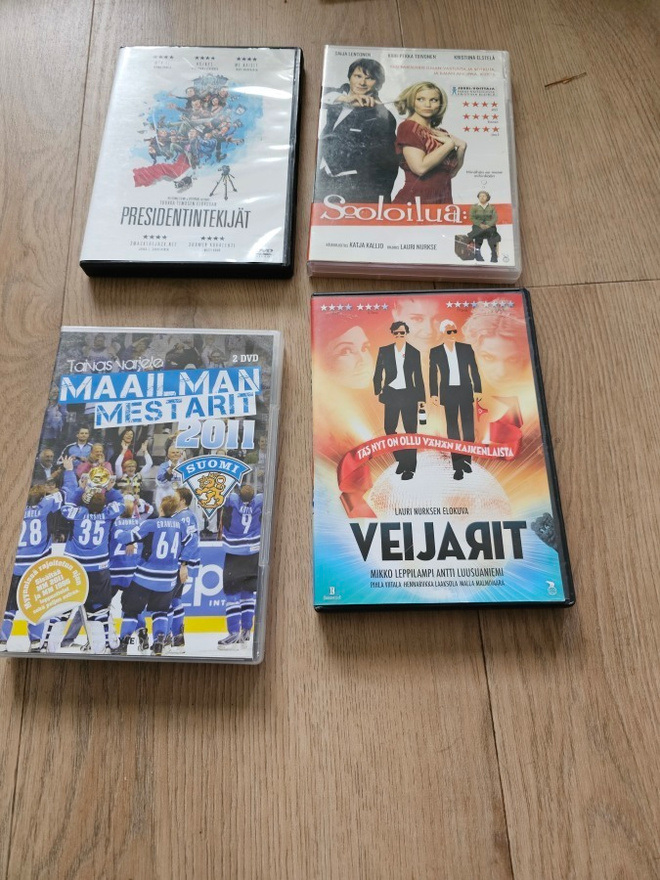 4 suomalaista elokuvaa 1 e kpl dvd