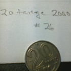 Kazakstan 20 tenge 2000, km#26 - pikkukuva 1