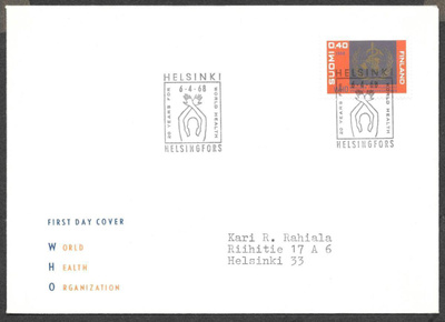 WHO 1968 FDC (LAPE 640)
