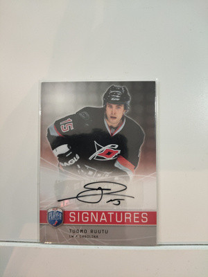 2008-09 Upper Deck Be a Player Signatures #S-TR Tuomo Ruutu