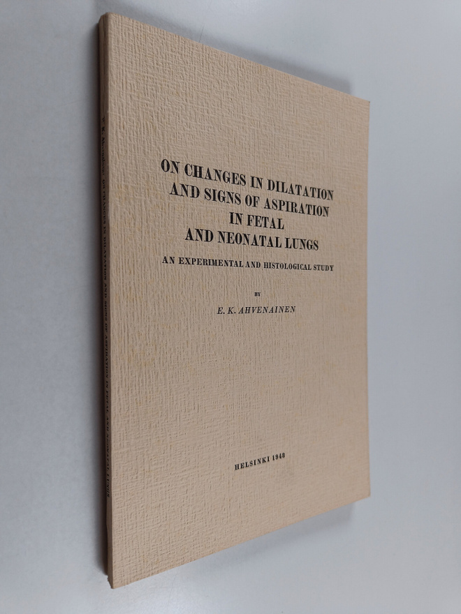 E. K. Ahvenainen : On Changes in Dilatation and Signs of ...