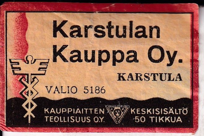 Karstula. Karstulan Kauppa, Valio 5186 .  s94