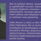 Jukka Ahonen: Ammattina rehtori - pikkukuva 4