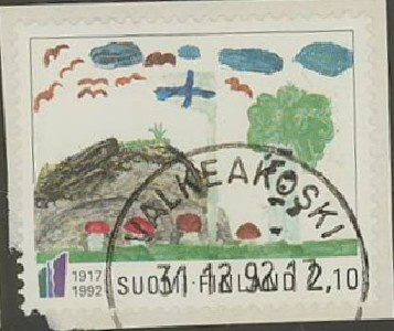 1992 Suomi 75v  loisto VALKEAKOSKI -92