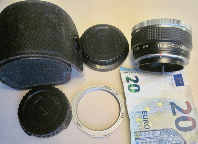 VANHA Konverteri Tele-Converter Petri 2x