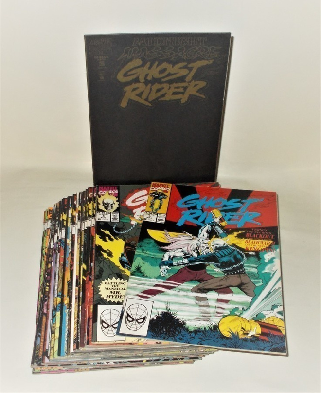 GHOST RIDER  (1990 MARVEL) 27 kpl