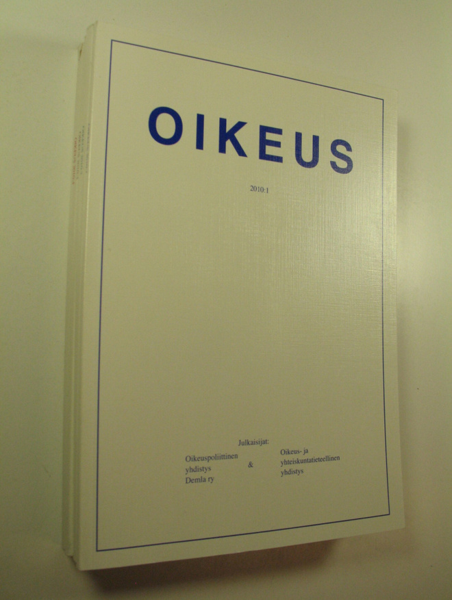Päivi ym. (toim.) Honkatukia : Oikeus, 1-4/2010