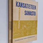 Toivo Vuorela : Kansatieteen sanasto ; Kansatieteen ongel... - pikkukuva 1