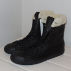 37 - Converse mustat nahkaiset varsitennarit * UUDET - pikkukuva 3