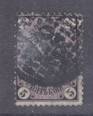 Venäjä 1866 5 kop vaakaraitapaperi (1).